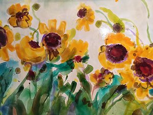What happens in counselling & psychotherapy?. sunflowers